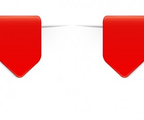 Colored bookmarks design vectors set 05