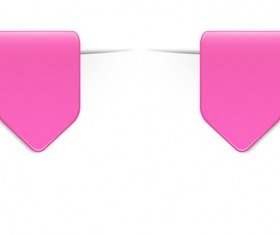 Colored bookmarks design vectors set 08