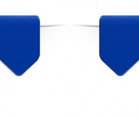 Colored bookmarks design vectors set 09