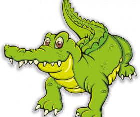 Cute crocodile cartoon styles vectors 03