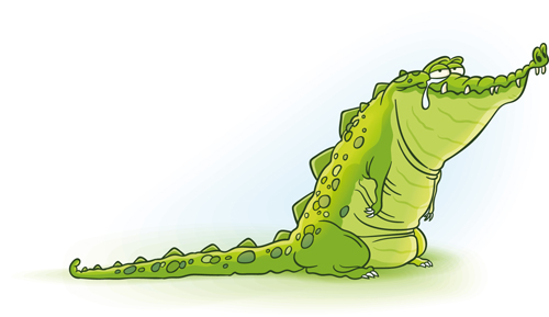 Cute crocodile cartoon styles vectors 08