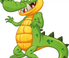 Cute crocodile cartoon styles vectors 11