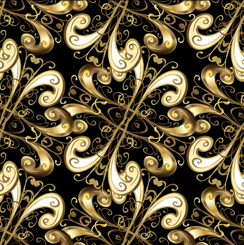 Decorative ornate pattern seamless vector 02