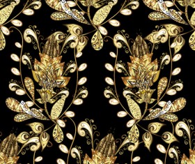 Decorative ornate pattern seamless vector 04