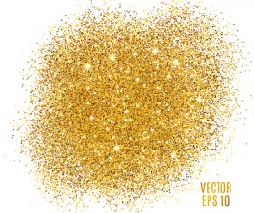 Golden dot with background vector 03