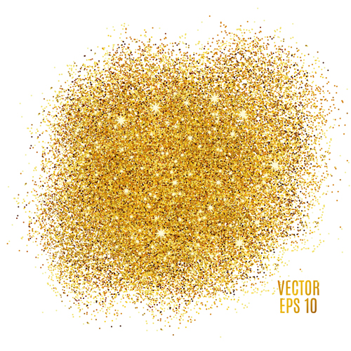 Golden dot with background vector 03