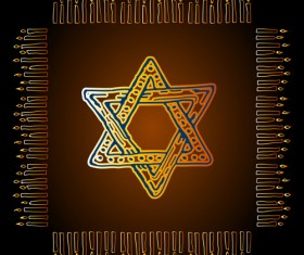 Hand drawn hanukkah vector background 03