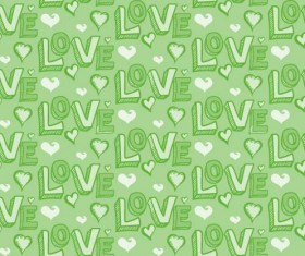 Love seamless pattern vector material 06