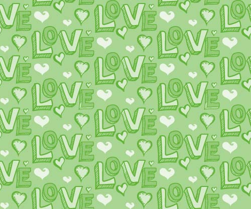 Love seamless pattern vector material 06