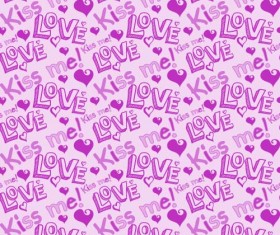 Love seamless pattern vector material 11