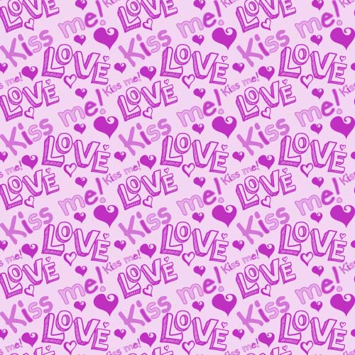 Love seamless pattern vector material 11