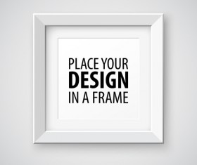 Modern photo frame creative vectors material 05