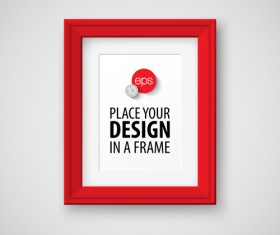Modern photo frame creative vectors material 11