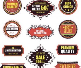 Premium Vector  Limited edition ribbon label vector stock