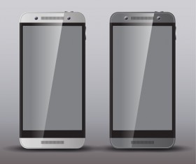 Realistic phone template vector 03