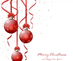 Shining christmas balls saemless pattern vector 01 free download