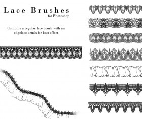 Retro Lace Brushes