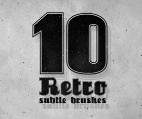 Retro Subtle Photoshop Brushes