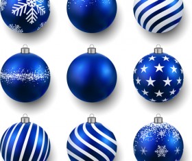 Shining christmas balls design 02