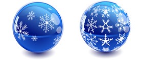 Shining christmas balls design 04