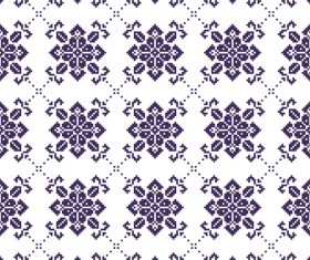 Simple christmas pattern seamless vectors 04