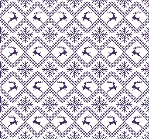 Simple christmas pattern seamless vectors 05