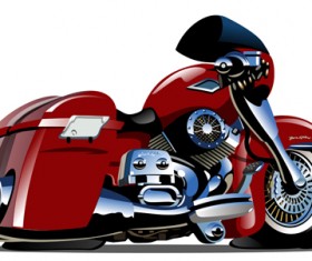 Vintage motorcycle illustration design vector 03