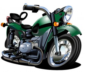 Vintage motorcycle illustration design vector 04