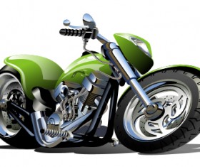 Vintage motorcycle illustration design vector 05