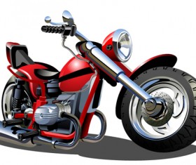 Vintage motorcycle illustration design vector 06
