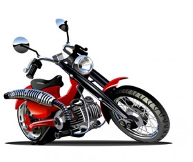 Vintage motorcycle illustration design vector 08