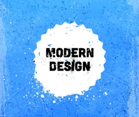 Watercolor stains grunge background vector 01