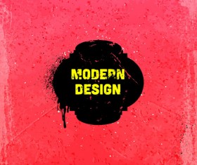 Watercolor stains grunge background vector 05