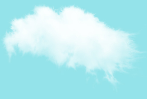 White cloud Photoshop Brushes