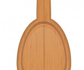 Wooden cutting board vector design set 12