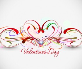 Abstract valentines day design vectors 02