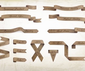 Best sale ribbon vector material