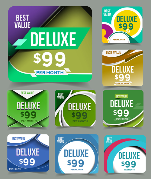 Best value sale banners vector material 02