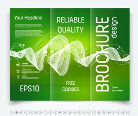 Brochure tri-fold cover template vectors design 13