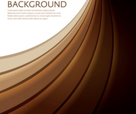Brown wavy background vector