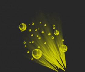 Bubbles with light lines Photoshop brushes