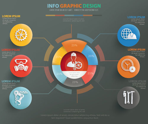 Business Infographic creative design 3824