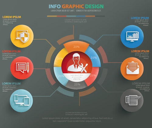 Business Infographic creative design 3825