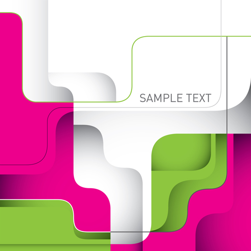 Business designed abstract shapes template vector 06
