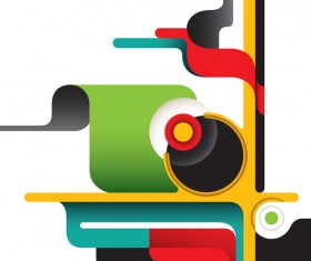 Business designed abstract shapes template vector 10