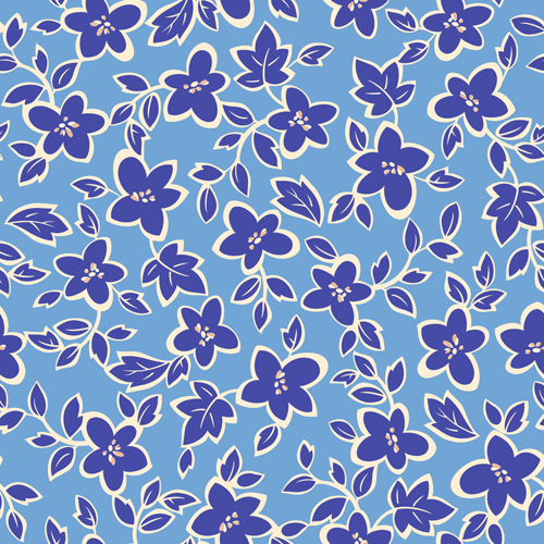Children seamless pattern with flower vector 02