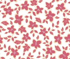 Children seamless pattern with flower vector 03