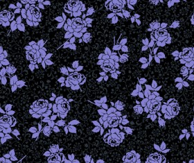 Children seamless pattern with flower vector 04