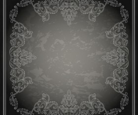 Classical decor frames retro vector set 01
