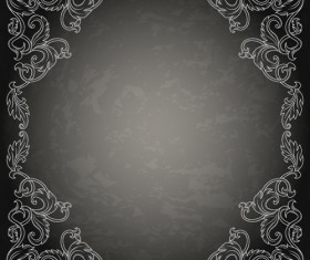 Classical decor frames retro vector set 02